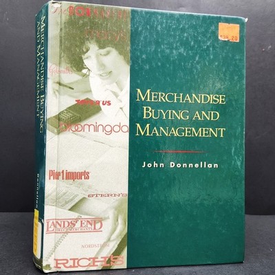 Merchandise Buying and Management Hardcover by John Donnellan - ex library