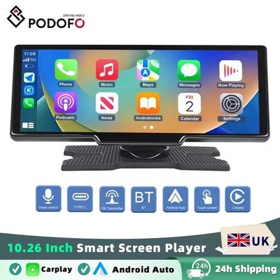 10,26 Zoll 4K Touchscreen Auto Bluetooth FM Wireless Apple CarPlay Android Auto