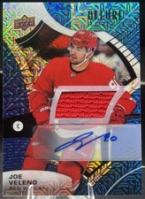 Joe Veleno 2021-22 Upper Deck Allure Blue Line Auto Jersey #131 - #62/75 Rookie