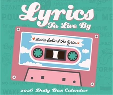 Lyrics to Live by 2026 5.4 X 6.2 Box Calendar (Bookbook - Detail Unspecified)
