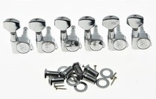 *NEW Wilkinson 6 In Line EZ-LOK Locking TUNERS 19:1 Chrome WJN07-CR (EZ POST)