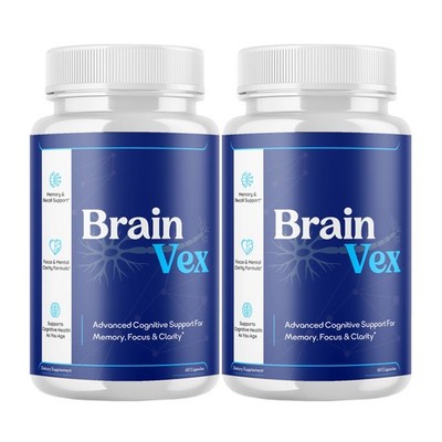 2-Pack BrainVex Capsules - Brain Vex Advanced Brain Health Support - 120 Caps