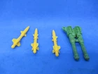 G.I. GI JOE 1990 General Vehicle Parts Lot Hasbro Missiles Guns