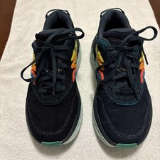 Hoka One One Bondi L Embroidery Unisex Womens 10- Mens 9 Navy Outer Space Shoe