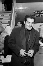 The Egyptian actor Omar Sharif, arrives to Madrid 1963 OLD PHOTO 4