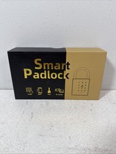 Pothunder Heavy Duty Smart Padlock Gate Lock Padlock with Key Code and RFID NEW