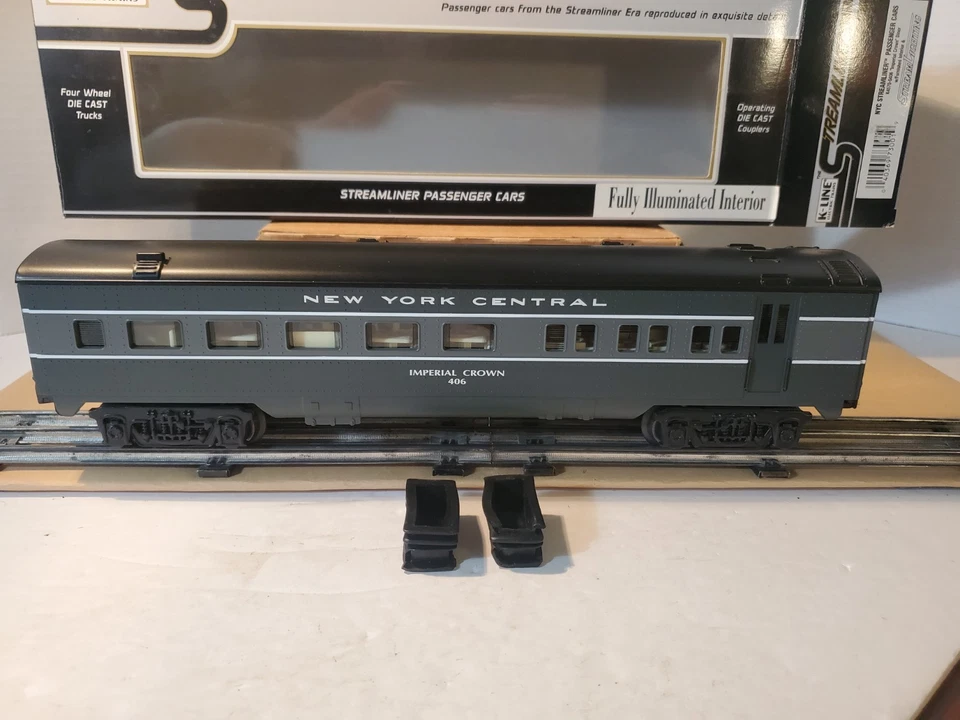 K-Line K4570-0406 O NYC "Imperial Crown" Streamliner Diner Car #406 New OB - Image 2 of 4