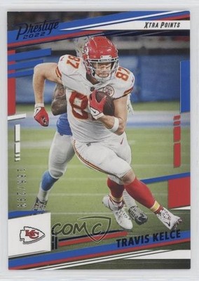 2022 Panini Prestige Xtra Points Blue 186/299 Travis Kelce #146 1pd2