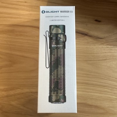 Olight Warrior Mini Limited Edition Camouflage Tactical Flashlight, 1500lm, Camo