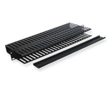 48-Slot Front/Back Finger Duct Panel, 2U, 2RMS