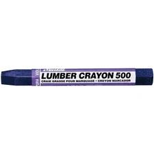 Markal 500 Lumber Crayon Clay Based Marker, 1/2" Hex, 4-5/8" Length, Red (Pack