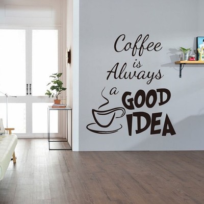 Kaffee Poster Kaffeesticker Wohnzimmerdekor Für Die Wand Wandgemälde