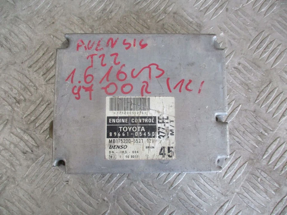 Centralina motore benzina Toyota Avensis T220 2003 modulo 8966105450 KBI45298 - Immagine 2 di 4
