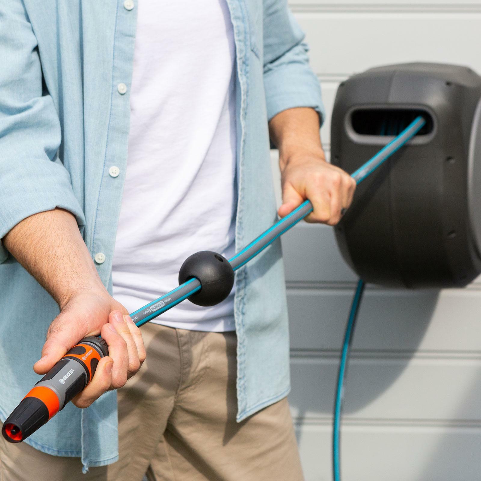 GARDENA 30m Rollup Retractable Hose Reel eBay