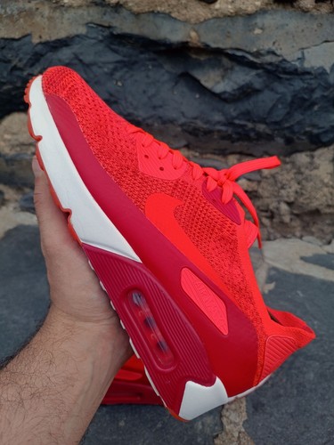 Nike Air Max 90 Ultra 2.0 Flyknit Bright Crimson - 875943 600 - 44,5 EU - Foto 7 di 8