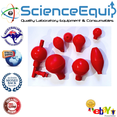 Silicone Pipette Filler Bulb for 5ml 10ml 25ml 50ml 100ml Glass Pipettes - 1pc - Picture 1 of 6