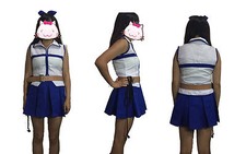Hot Fairy Tail Lucy Heartfilia Cosplay Costume WITH Belt