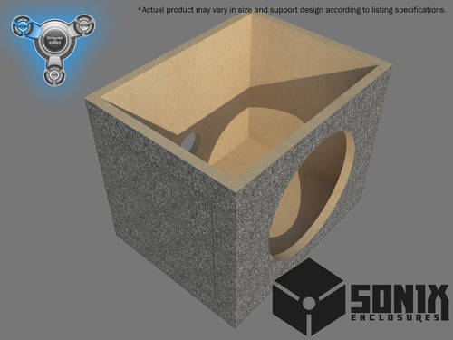 STAGE 1 - SEALED SUBWOOFER MDF ENCLOSURE FOR ROCKFORD FOSGATE T112D2-T112D4 - Picture 3 of 6