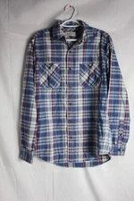 WEATHERPROOF VINTAGE Men’s Small Plaid Long Sleeve Button Down Shirt