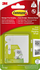 Command Picture Hanging Strips, White, Small - 12 Pairs (24 Strips) Adhesive Str 0.93 per strip