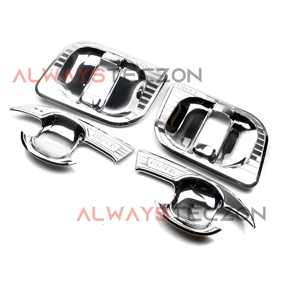 For Toyota HiAce H300 2019 2020 2021 Chrome Door Handle + Bowl Cover Trim - Imagem 4 de 4
