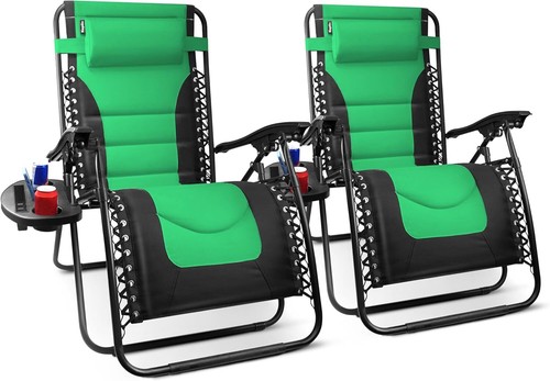 KEPLIN Set di 2 sedie XXL Premium Resistenti Textole Zero Gravity - Foto 36 di 77
