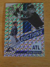 2021 Panini Mosaic Introductions Silver Prizm Mosaic Drew Waters Atlanta Braves