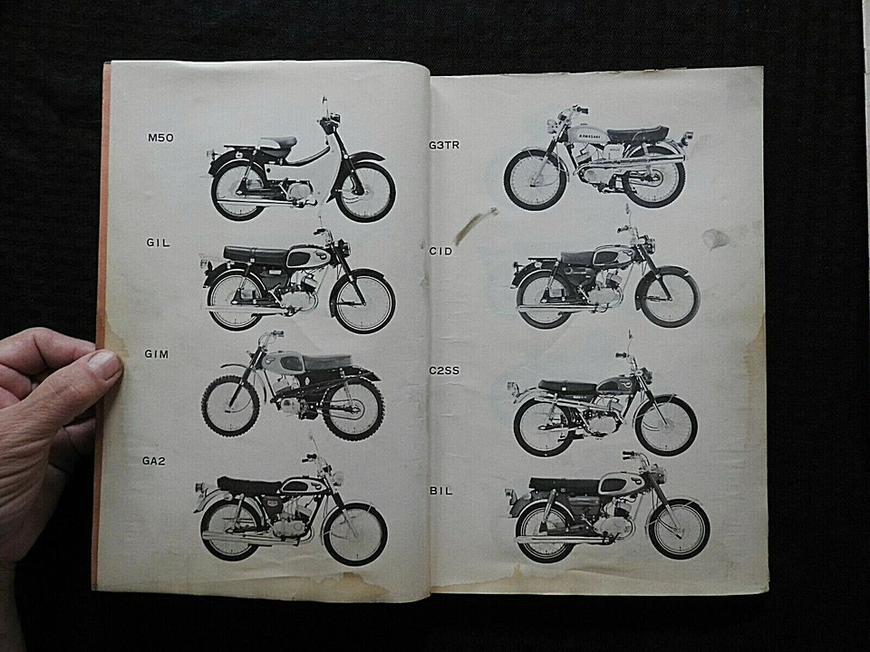 川崎 M50 G4TR G1L G1M GA2 G3TR C1D C2SS B1L F2 F3 F4 F21M 摩托车手册 — 第 4/4 张图片