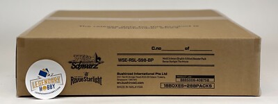 Weiss Schwarz | Revue Starlight The Movie Booster Box Case