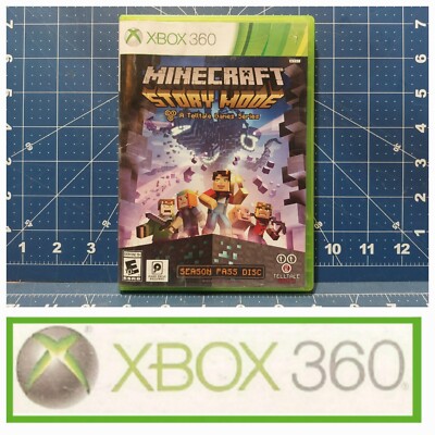 Minecraft: Story Mode - Season Pass Disc (Xbox 360, 2015) Pre-Owned TESTED 