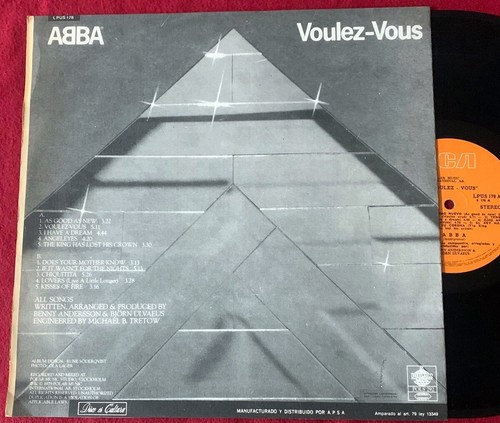 ABBA - VOULEZ-VOUS - URUGUAY - Picture 2 of 5