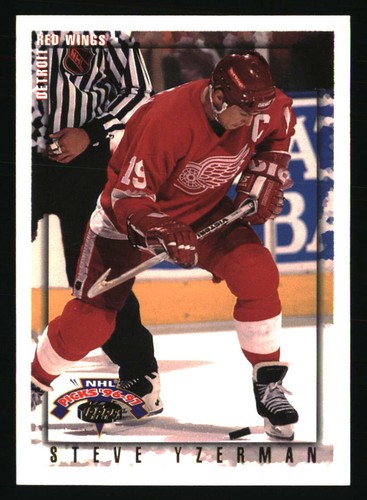 Steve Yzerman #31 1996 Topps card