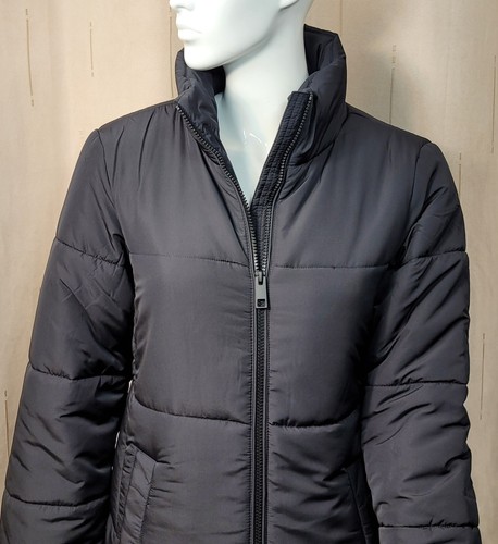 M&S Thermowarmth Stormwear PADDED Puffer COAT ~ Size 14 ~ BLACK (rrp £49.50) - Picture 4 of 11