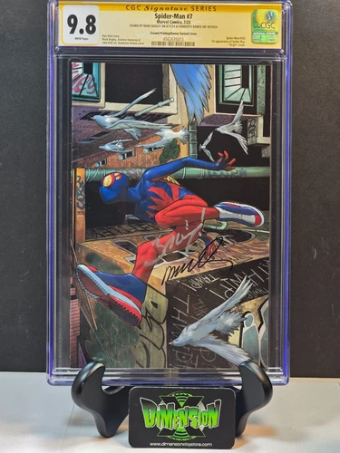 SPIDER-MAN #7 CGC 9.8 SIGNED BY BAGLEY & RAMOS 1ST APP OF SPIDER-BOY 2ND PRINT