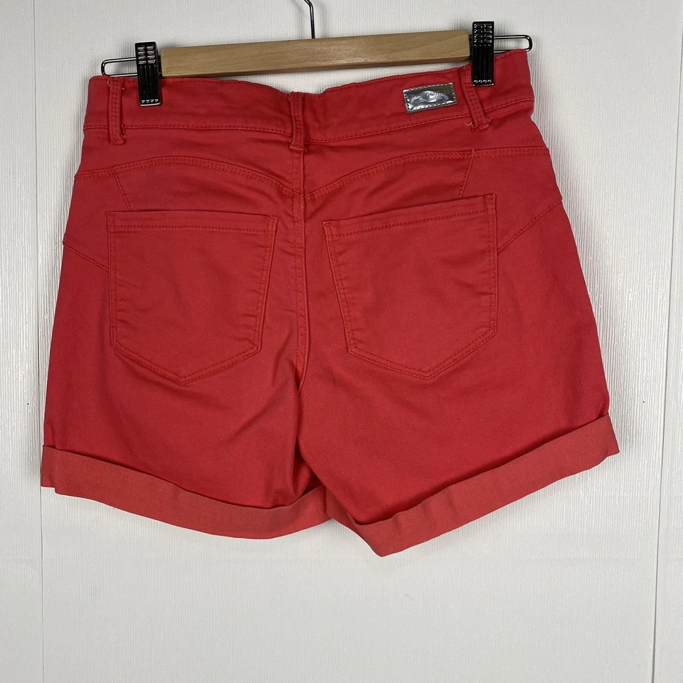 Pantalones Cortos Juicy Couture Puños Coral Mezcla Algodón Talla 4. Foto 3 de 4