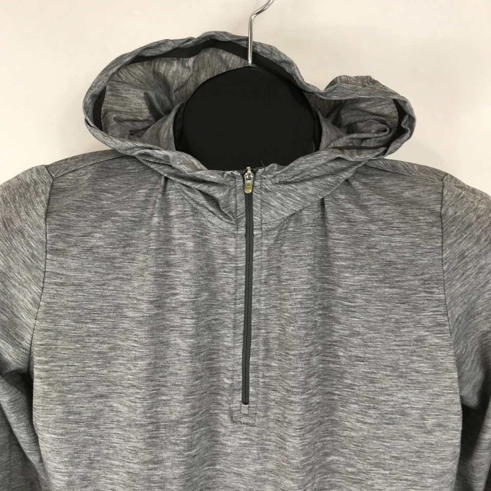 Sudadera con capucha Horny Toad Swifty 1/4 cremallera T para mujer pequeña gris elástica activa Foto 3 de 4