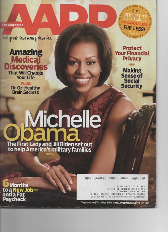 2011 :: AARP The Magazine :: September/October 2011 :: Michelle Obama