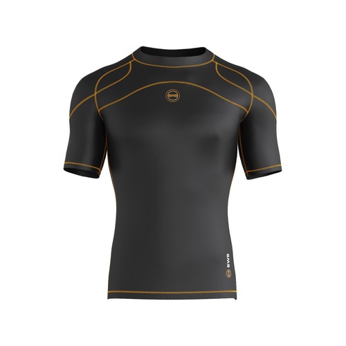 BWB Mens Compression Armour Base Layer Top Short Sleeve Thermal Gym Sports Shirt - Picture 50 of 54