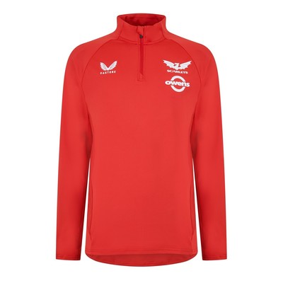 Castore Mens Scar Quarter Z Zip Hoodie Hooded Top