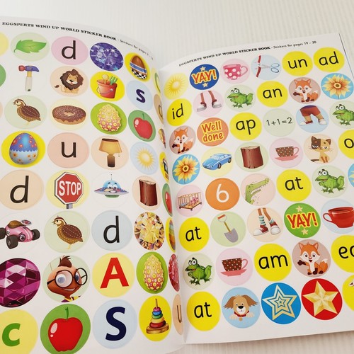 The Eggsperts Sticker Activity Book x2 Learn To Read Phonics Educational 3-5yrs - Picture 6 of 15