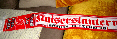 Fussball Schal Sammler Stück-Kaiserslautern -Bastion Betztenberg 1 F.C.K neu