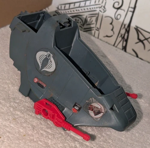Vintage GI JOE Hasbro ARAH Cobra Sea Ray 1987 Vehicle Cockpit Incomplete