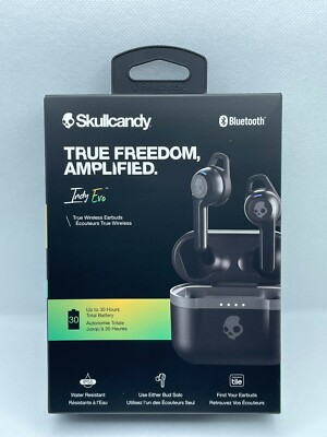 Skullcandy Indy Evo In-Ear Wireless Headphones - Black