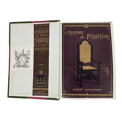 Jacquemart, Albert.: Une histoire du haute qualité mobilier, traduit du français 1878