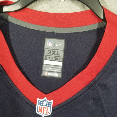 NWT C.J. Stroud #7 Houston Texans Men's Game on-Field Jersey Navy Blue 3XL - 第 4/11 張圖片