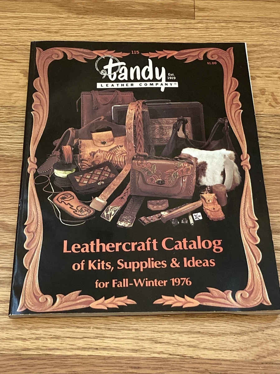 Vintage Tandy Leather Company Catalog #115 Fall-Winter1976 Kits Supplies &  Ideas