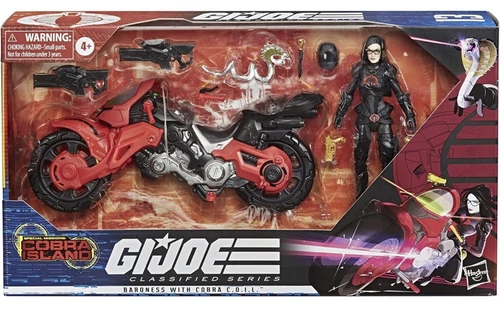 GI Joe Classified Series BARONESS w/ COIL BIKE - Target Exclusive Cobra Island