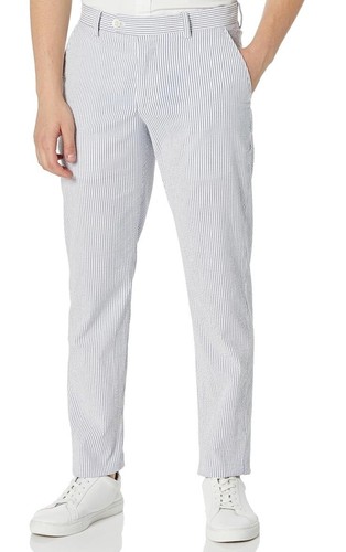 Lot Of 2 Brooks Brothers Clark Fit Seersucker Pants W38/L30 100% Cotton Striped