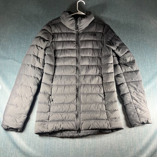 The North Face Women's Jacket Size S Charcoal High Collar Nylon Blend MB