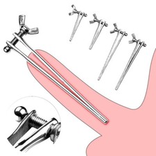 NEW Stainless Steel Hollow Penis Stretching Sounding Dilator Plug Adult USA